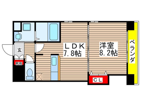 アイン菊園の物件間取画像